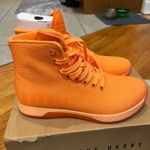 Neon Orange NOBULL High-top Trainers